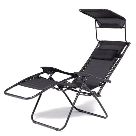 Reposera Zero Gravity con Techo Zen Canopy