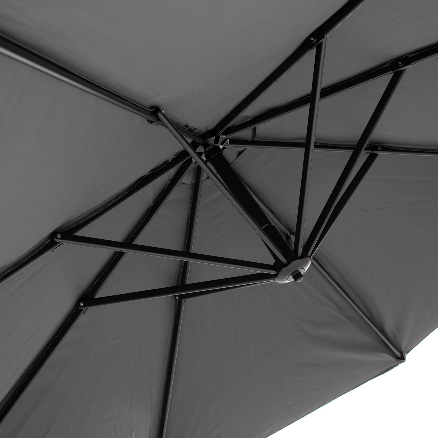 Sombrilla Lateral Con Base Grafito