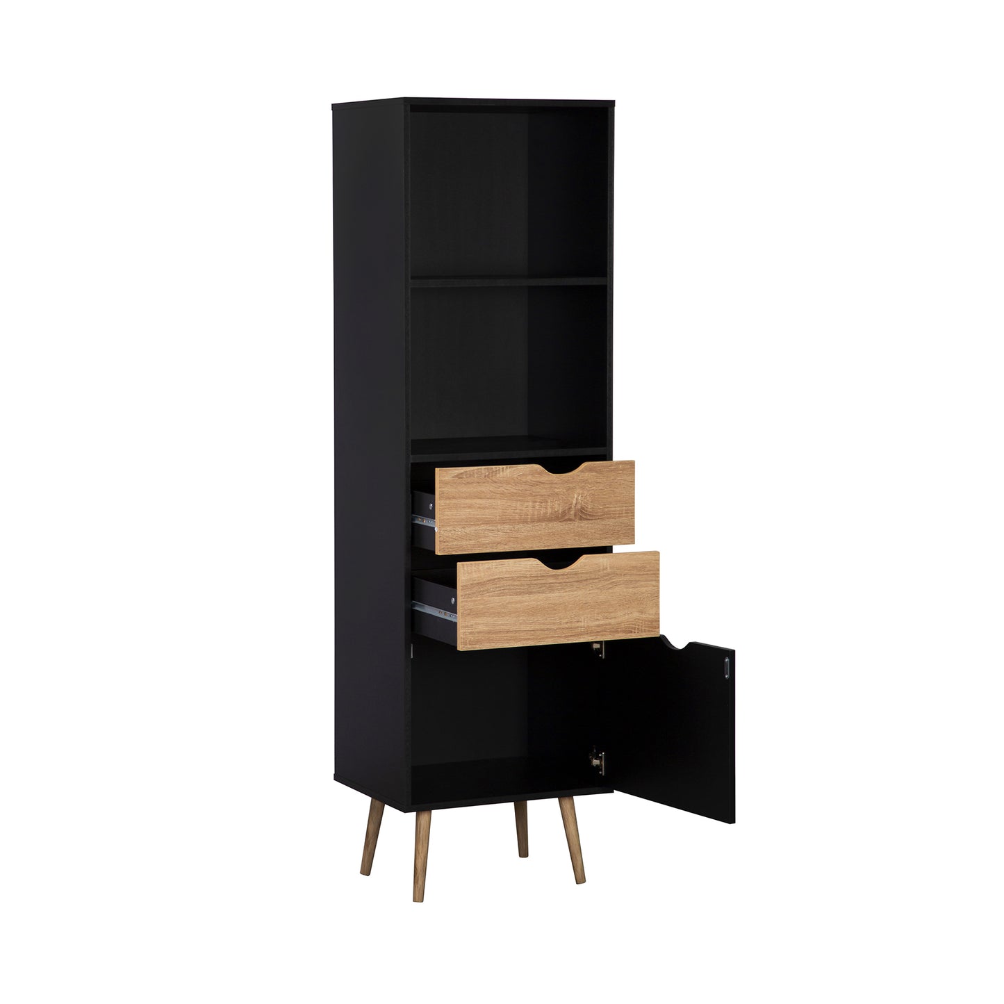 Biblioteca con Cajones Gotemburgo Black
