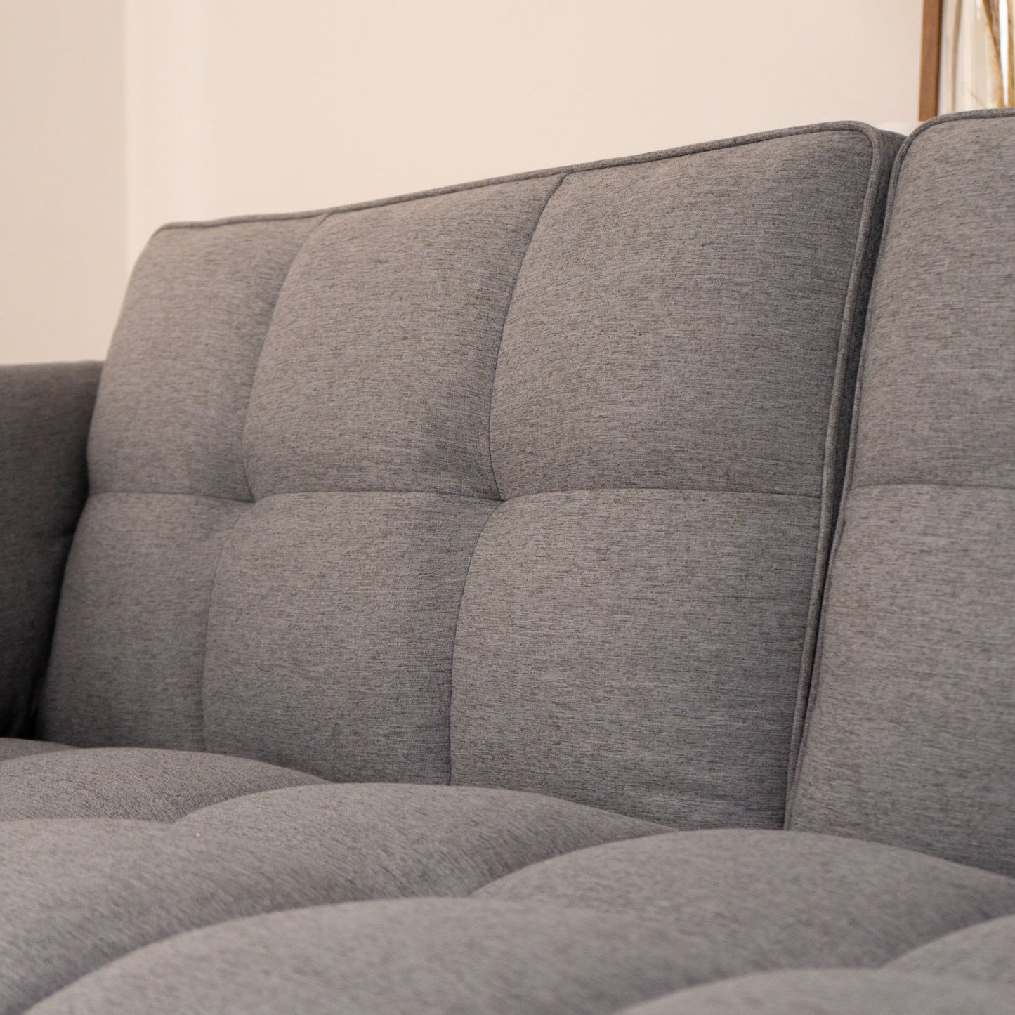 Sofá Cama 3 Cuerpos Buher Gris