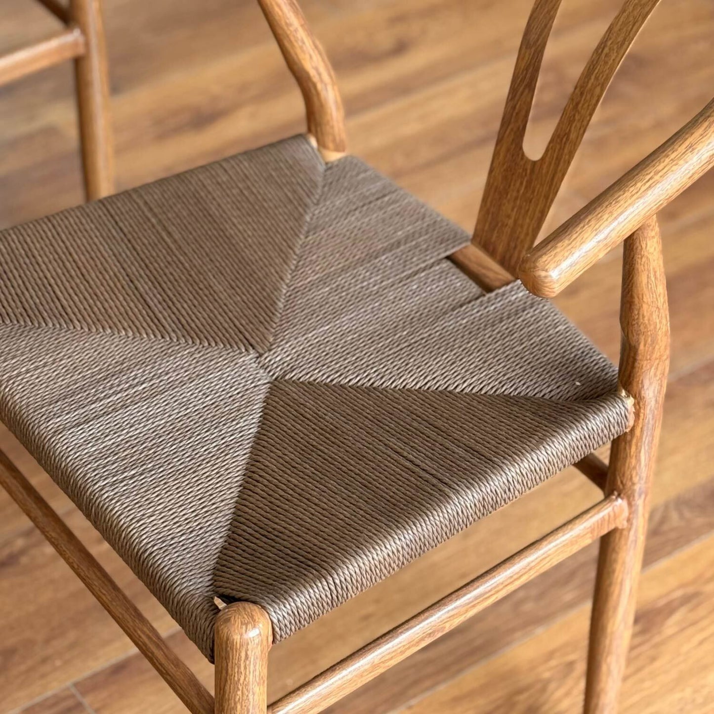 Set x2 Sillas de Comedor Makati Estilo Wishbone