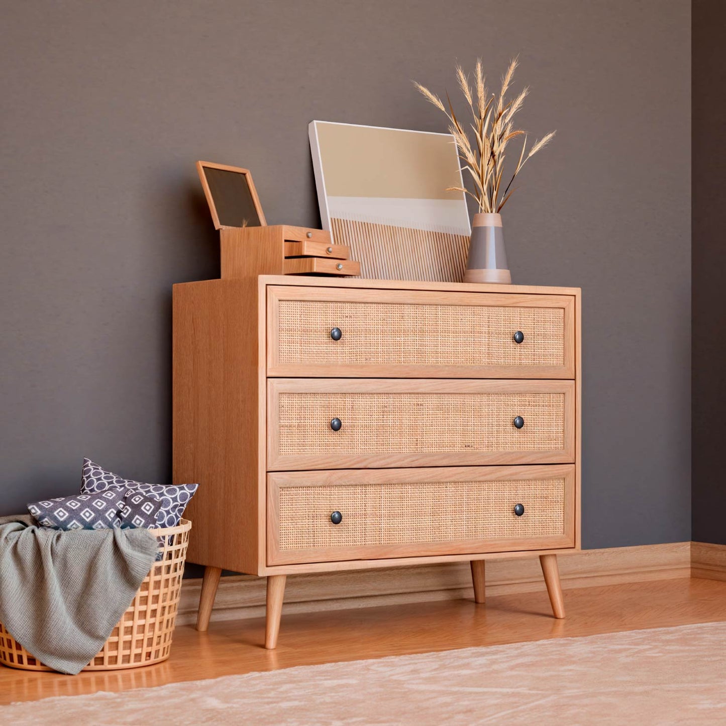 Cómoda Panabo de Rattan