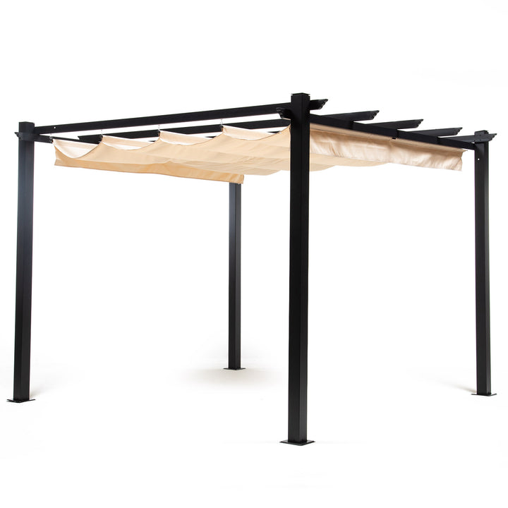 Pérgola White Shelter Retráctil 3x3