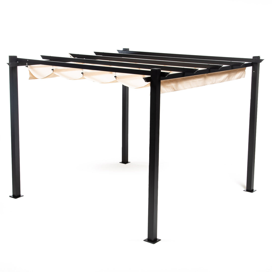 Pérgola White Shelter Retráctil 3x3