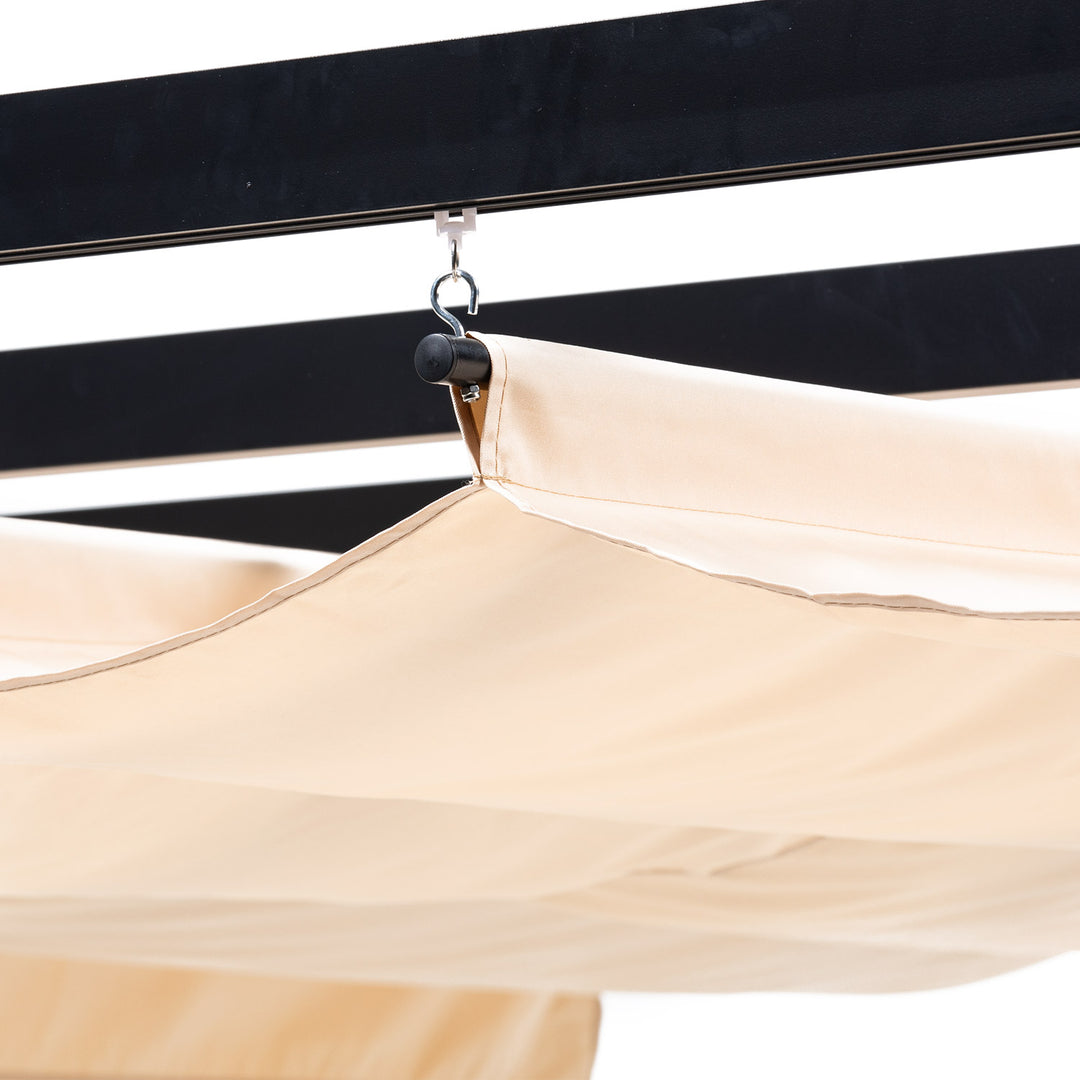 Pérgola White Shelter Retráctil 3x3