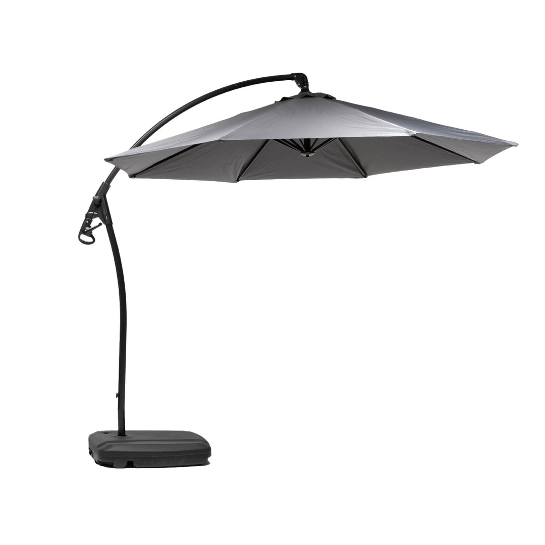 Sombrilla Lateral Con Base Grafito