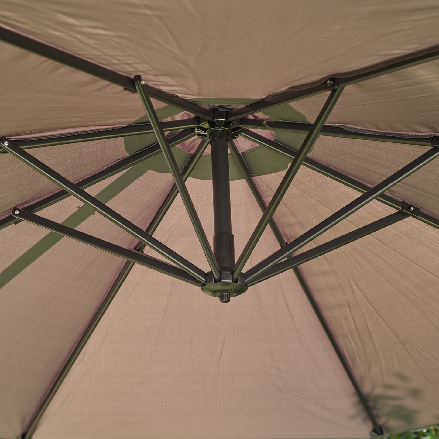 Sombrilla Lateral Con Base Grafito