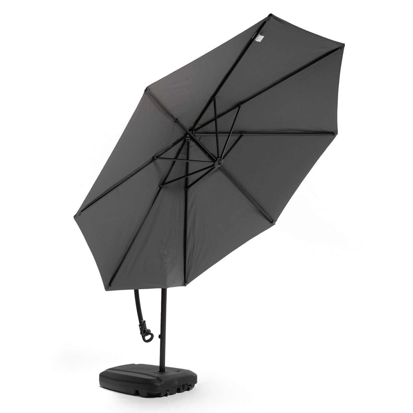 Sombrilla Lateral Con Base Grafito