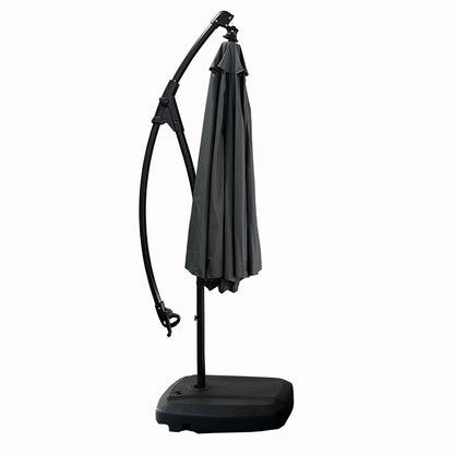 Sombrilla Lateral Con Base Grafito