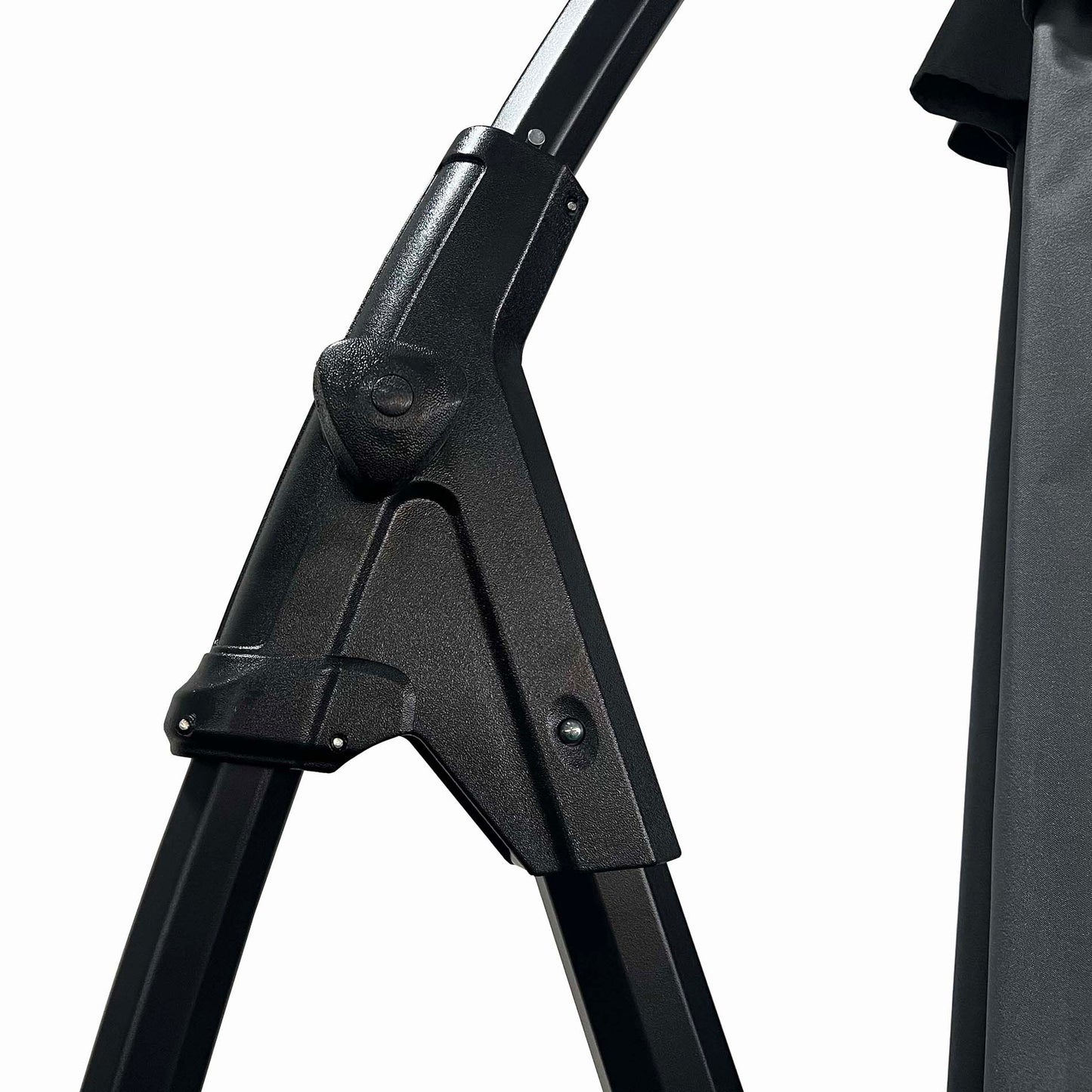 Sombrilla Lateral Con Base Grafito