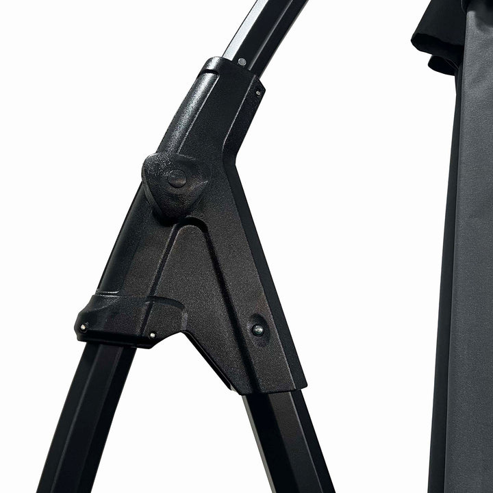 Sombrilla Lateral Con Base Grafito