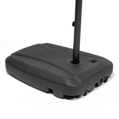 Sombrilla Lateral Con Base Grafito