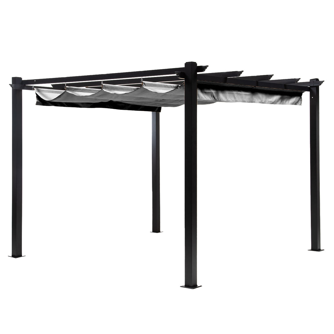 Pérgola Grey Shelter Retráctil 3x3