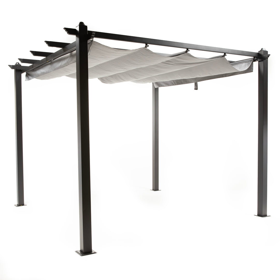 Pérgola Grey Shelter Retráctil 3x3