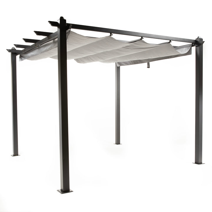 Pérgola Grey Shelter Retráctil 3x3