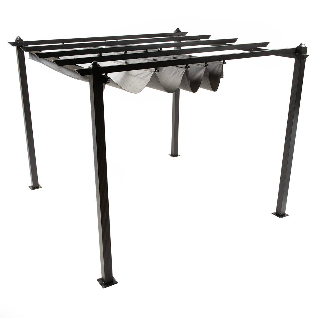 Pérgola Grey Shelter Retráctil 3x3
