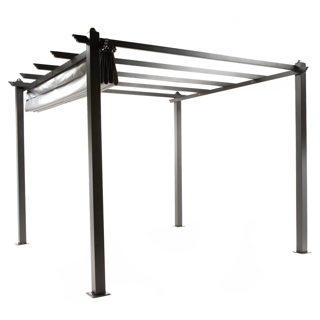 Pérgola Grey Shelter Retráctil 3x3