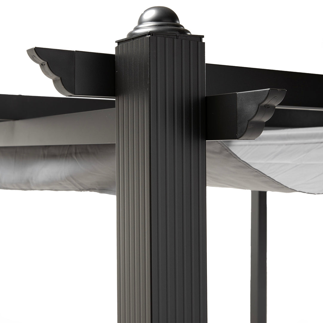 Pérgola Grey Shelter Retráctil 3x3
