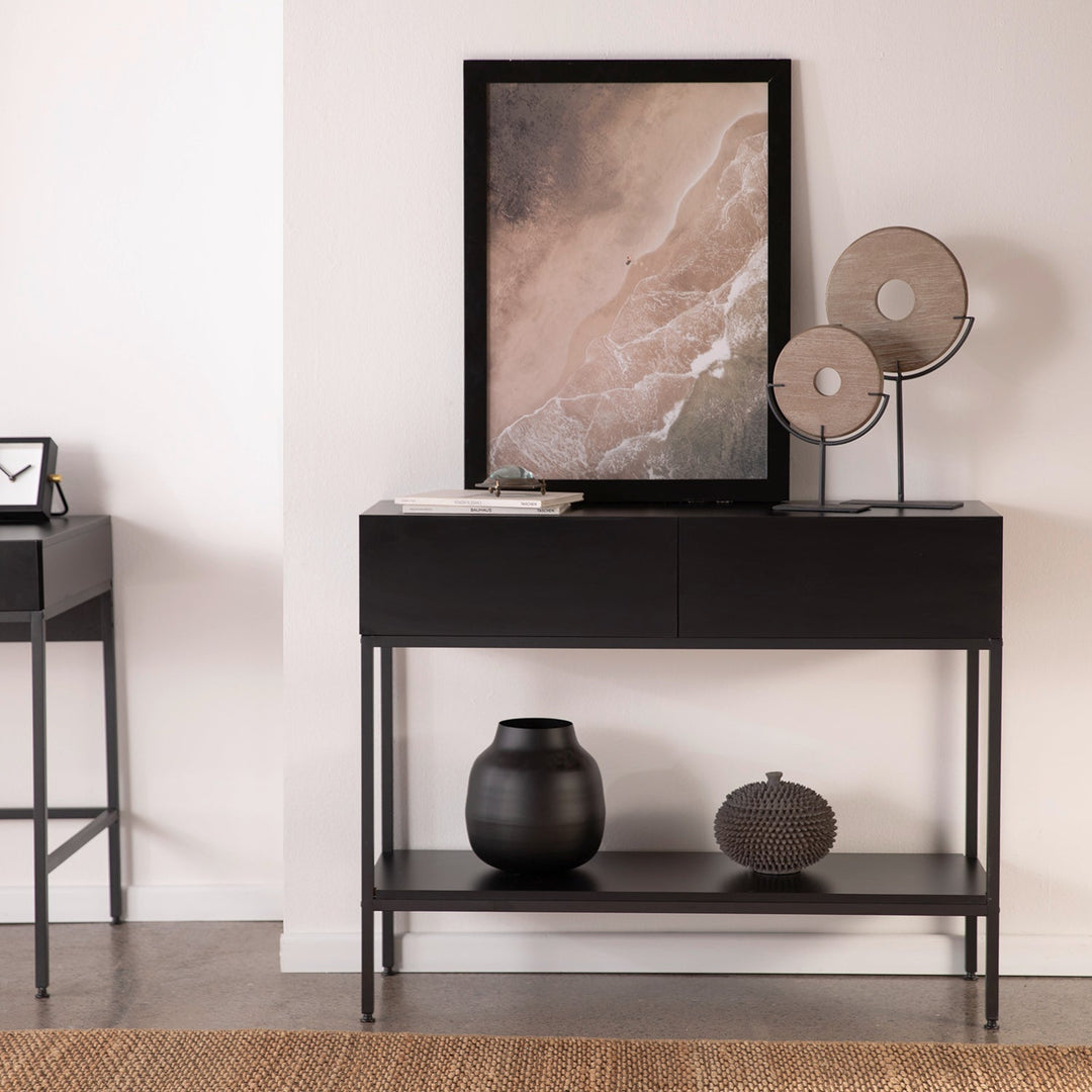 Mesa Recibidora Edge Negro