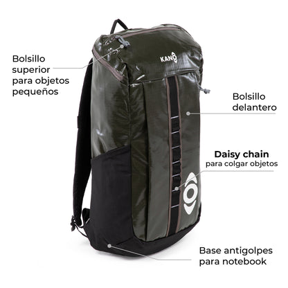 Mochila Outdoor 25L Andes Verde