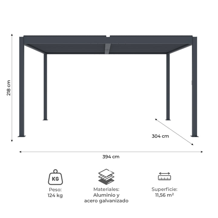 Pérgola Bioclimática 394x304 Shade