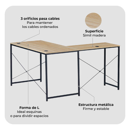 Escritorio Esquinero Desk-11
