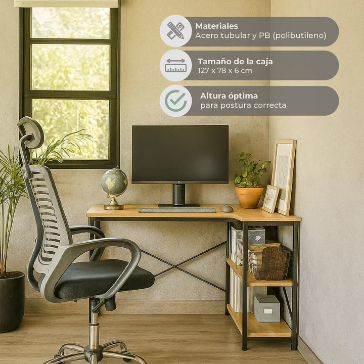 Escritorio con Estantes Desk-12