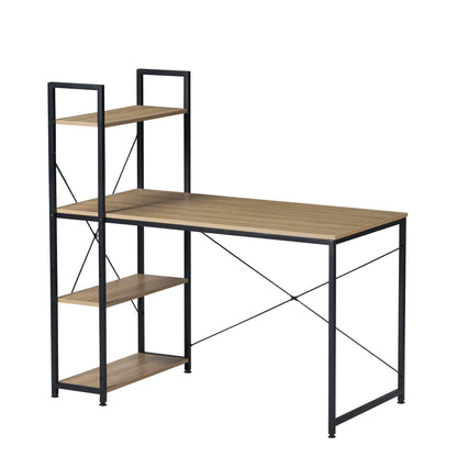 Escritorio Industrial con Estantería Lateral Desk-4