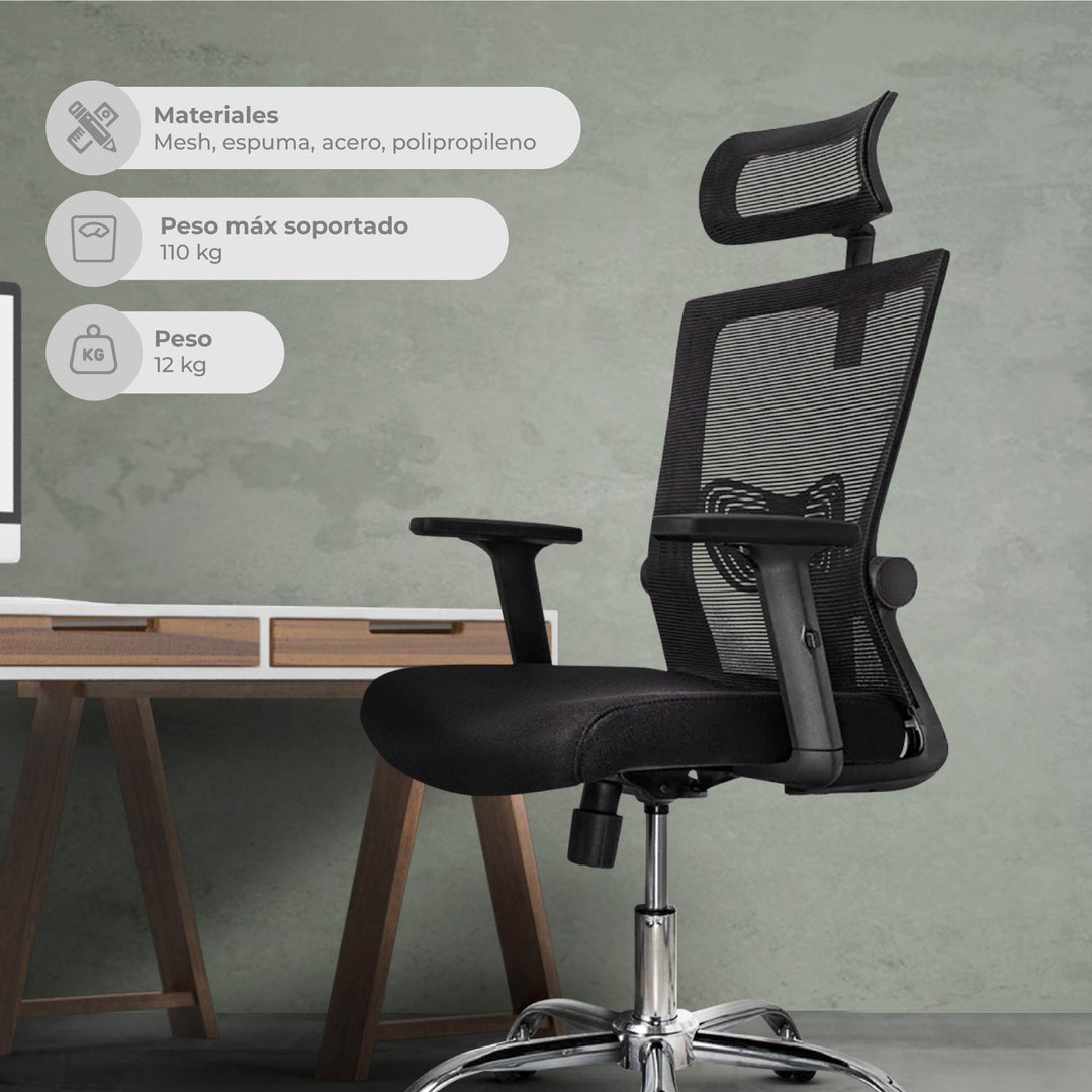 Silla de Escritorio Ergonómica Delphi