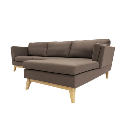 Sillón 3 Cuerpos en L Albano Marrón