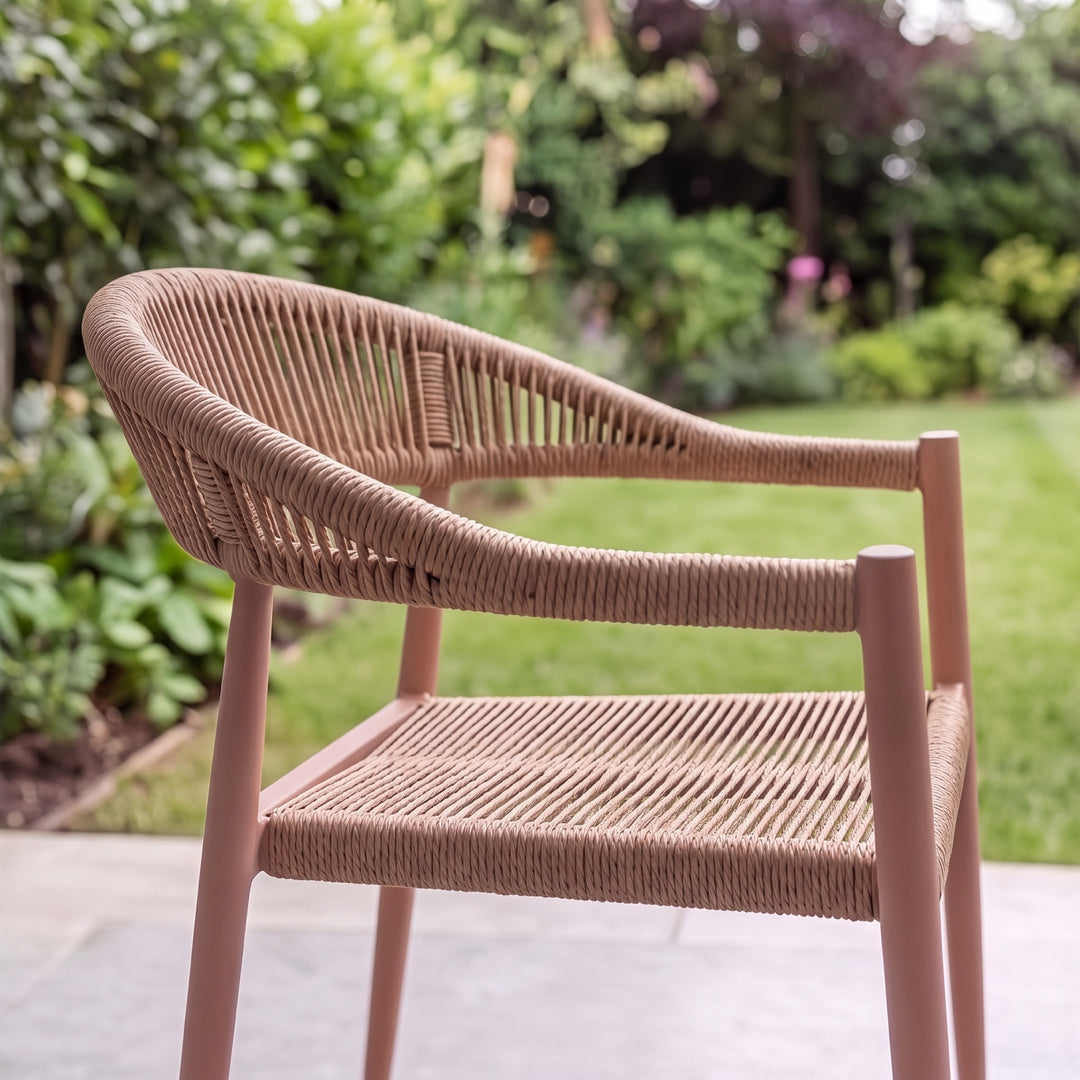 Silla de Exterior Malaki Marrón