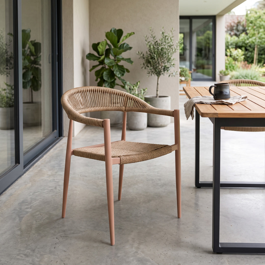 Silla de Exterior Malaki Marrón