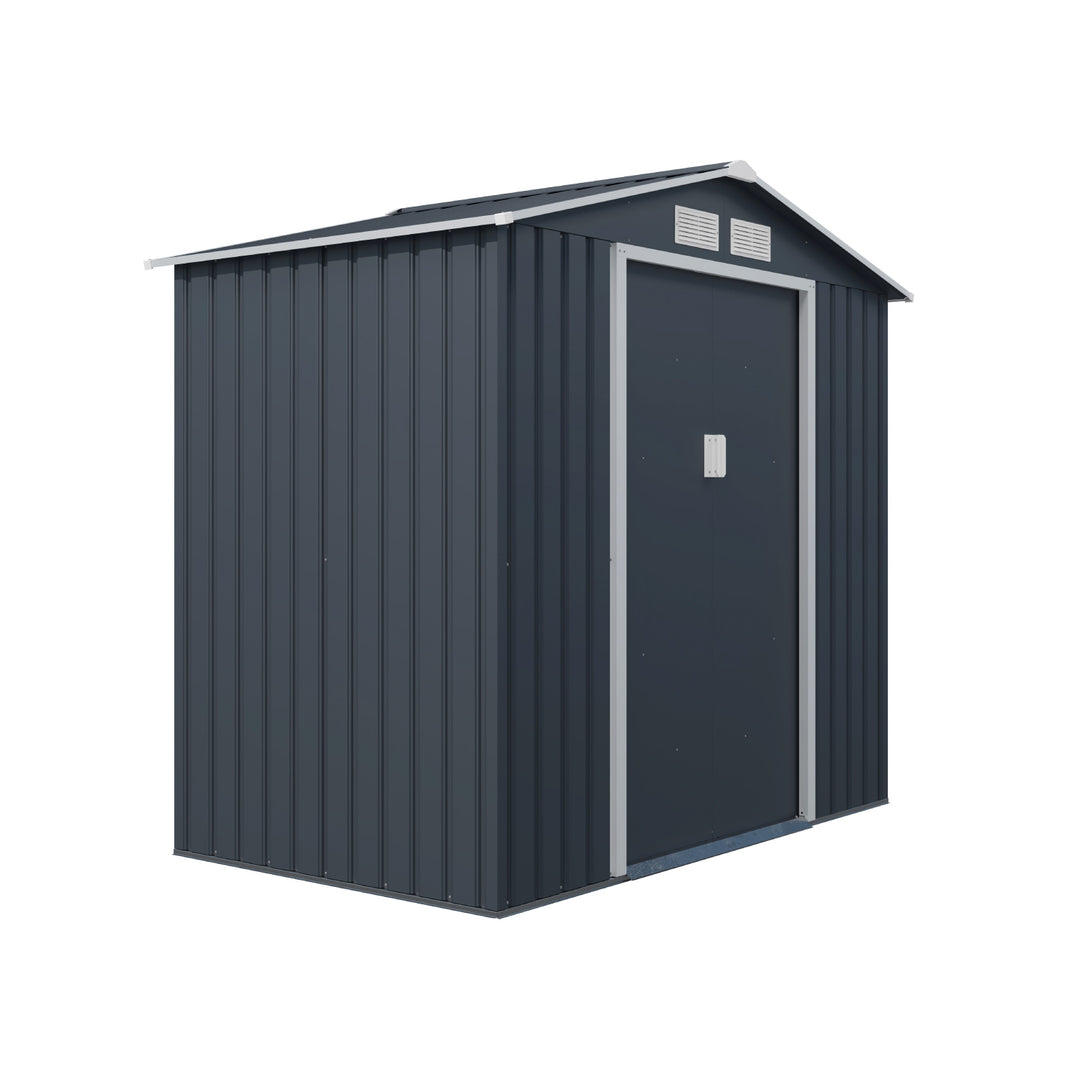 Cobertizo Armario Para Exterior Archer A 213x127x195 Cm Gris