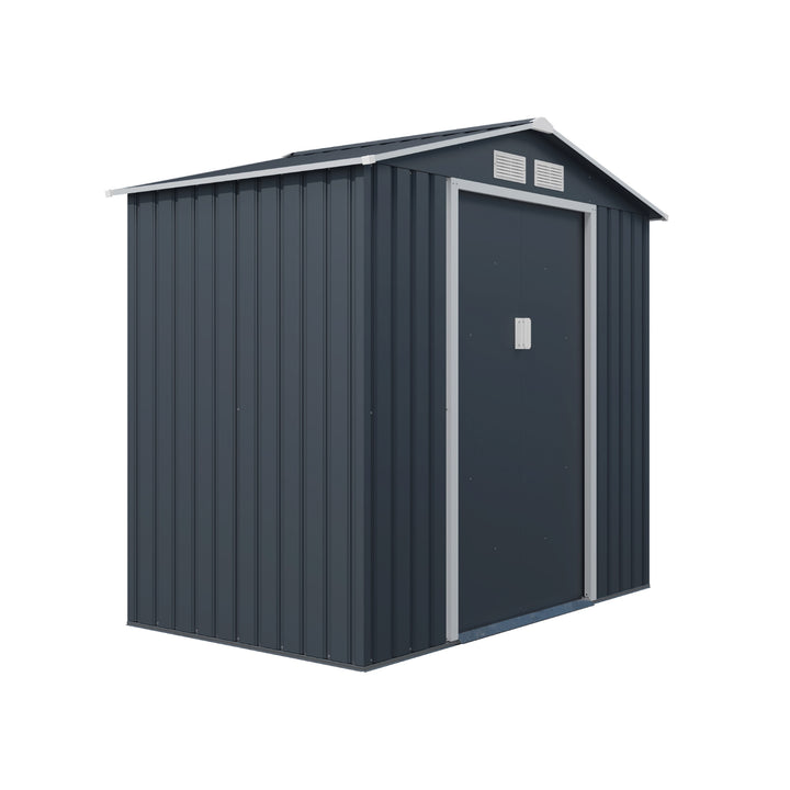 Cobertizo Armario Para Exterior Archer A 213x127x195 Cm Gris