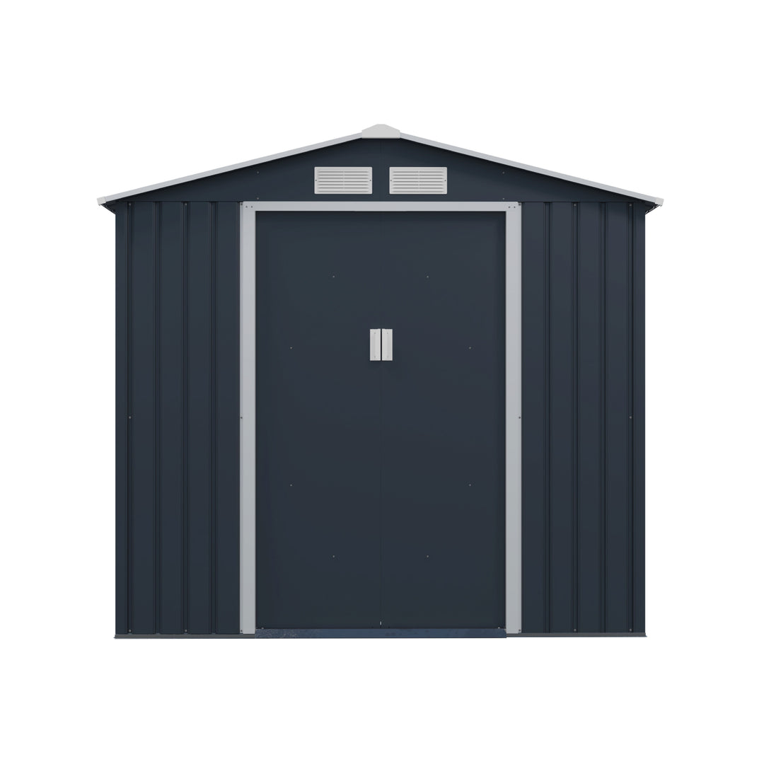 Cobertizo Armario Para Exterior Archer A 213x127x195 Cm Gris