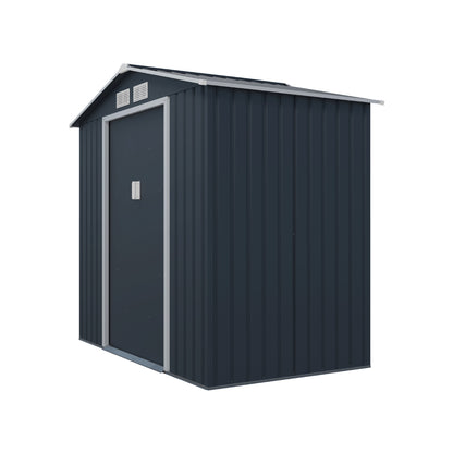 Cobertizo Armario Para Exterior Archer A 213x127x195 Cm Gris