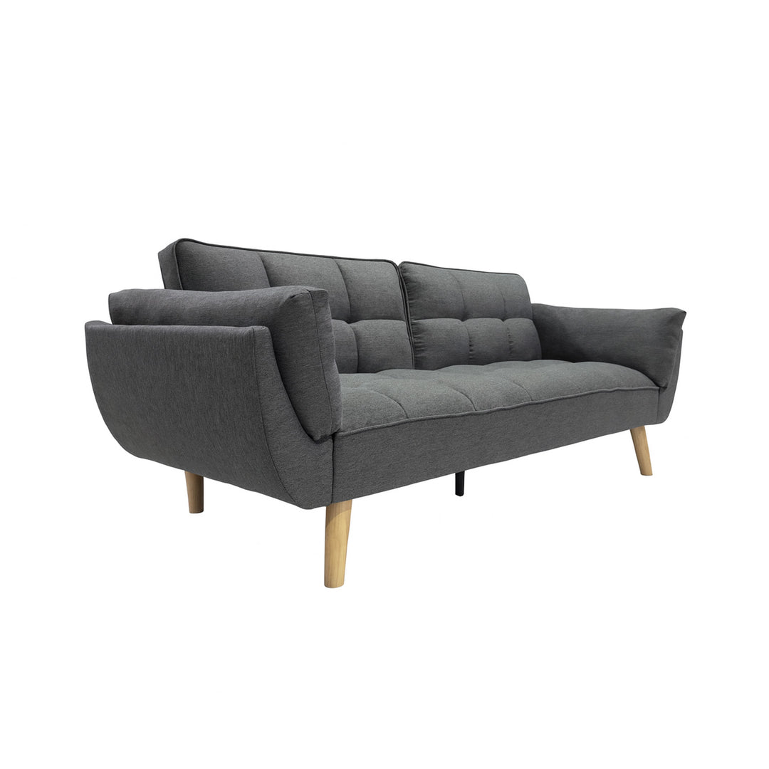 Sofá Cama 3 Cuerpos Buher Gris