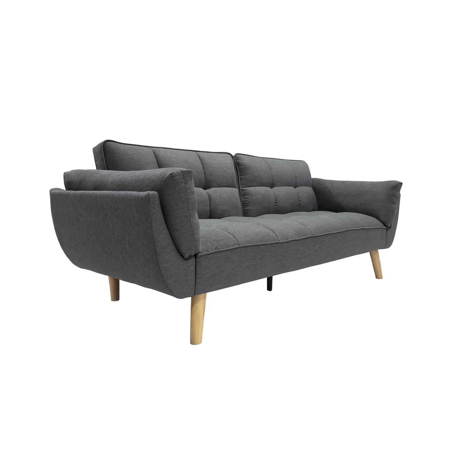 Sofá Cama 3 Cuerpos Buher Gris