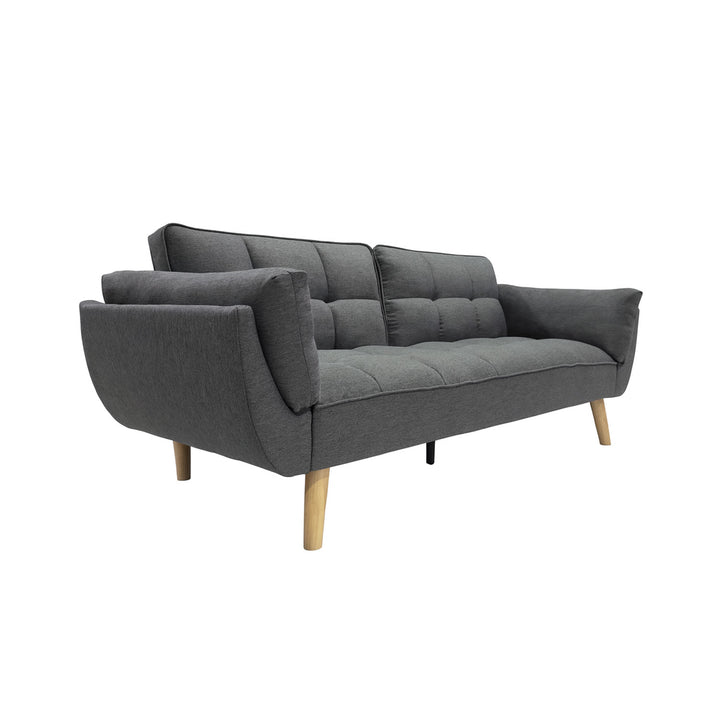 Sofá Cama 3 Cuerpos Buher Gris