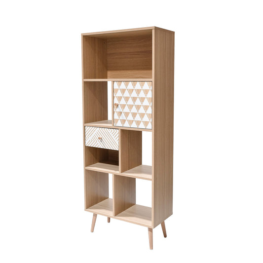 Biblioteca Bukler con Puerta y Cajón