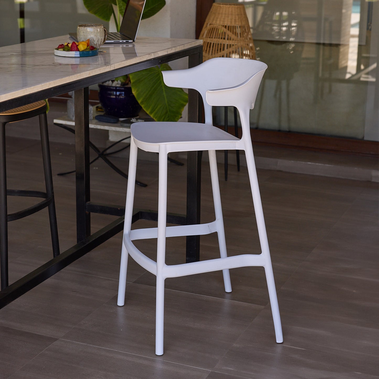 Banqueta  Alta Esparta con Protección UV