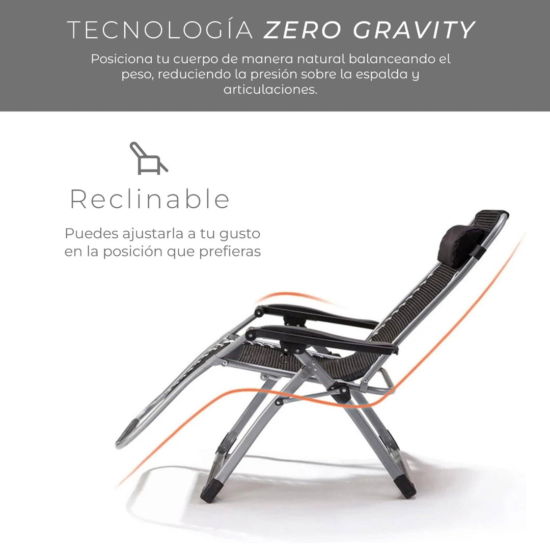 Reposera Zero Gravity  Zen Pro Acolchonada