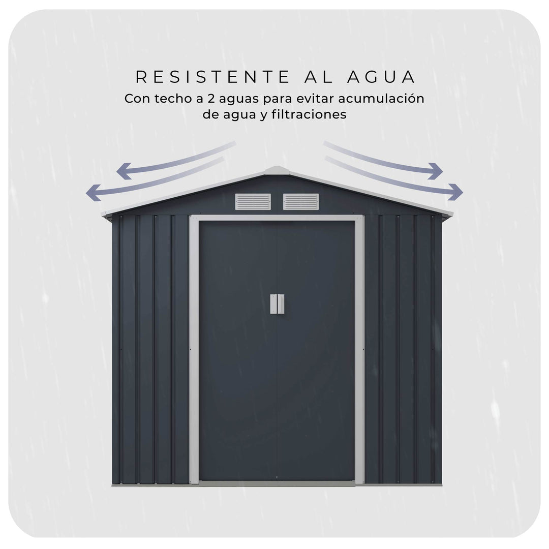 Cobertizo Armario Para Exterior Archer B 213x191x195 Cm