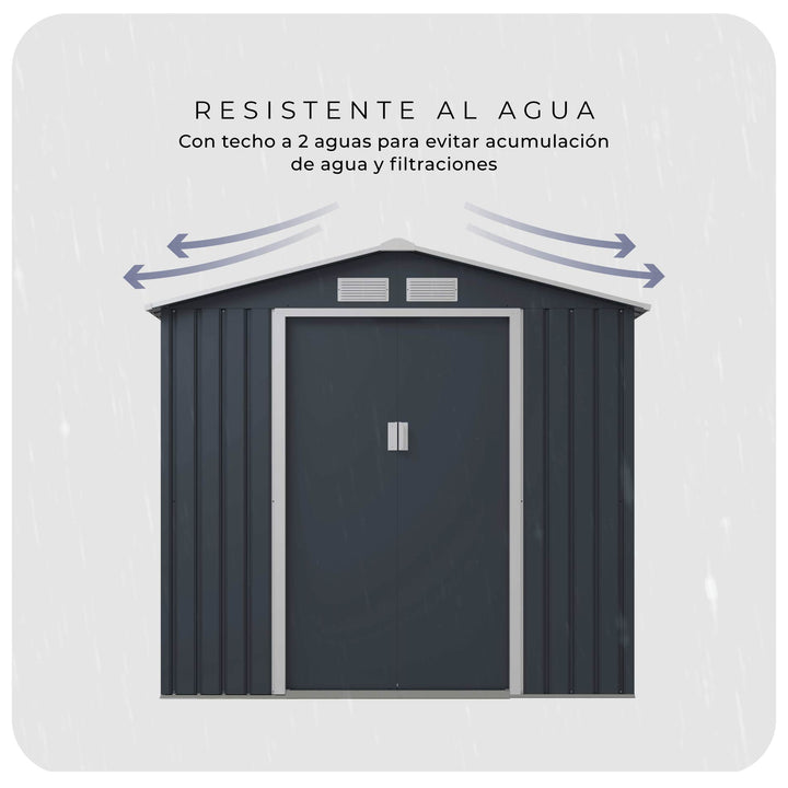 Cobertizo Armario Para Exterior Archer B 213x191x195 Cm