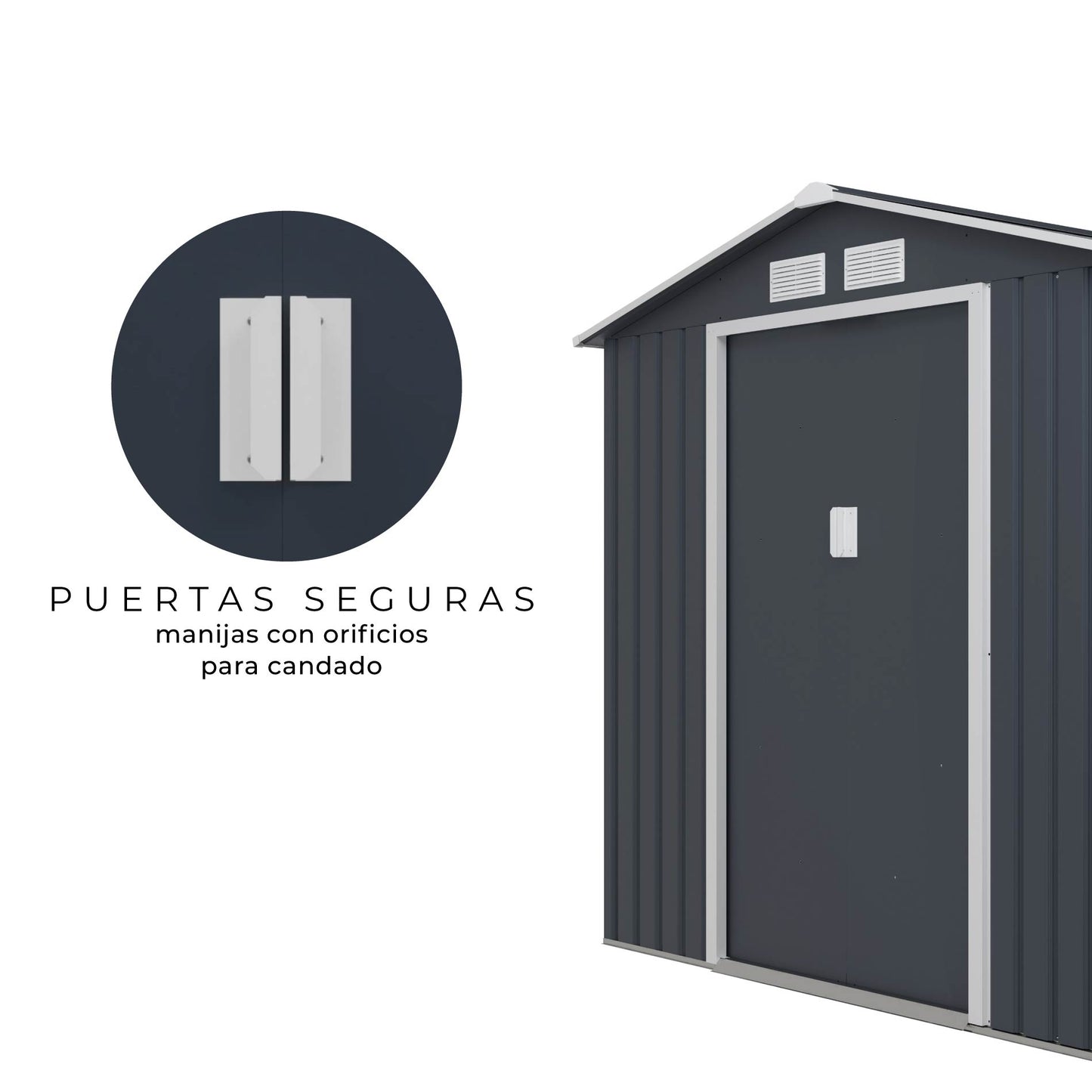 Cobertizo Armario Para Exterior Archer B 213x191x195 Cm