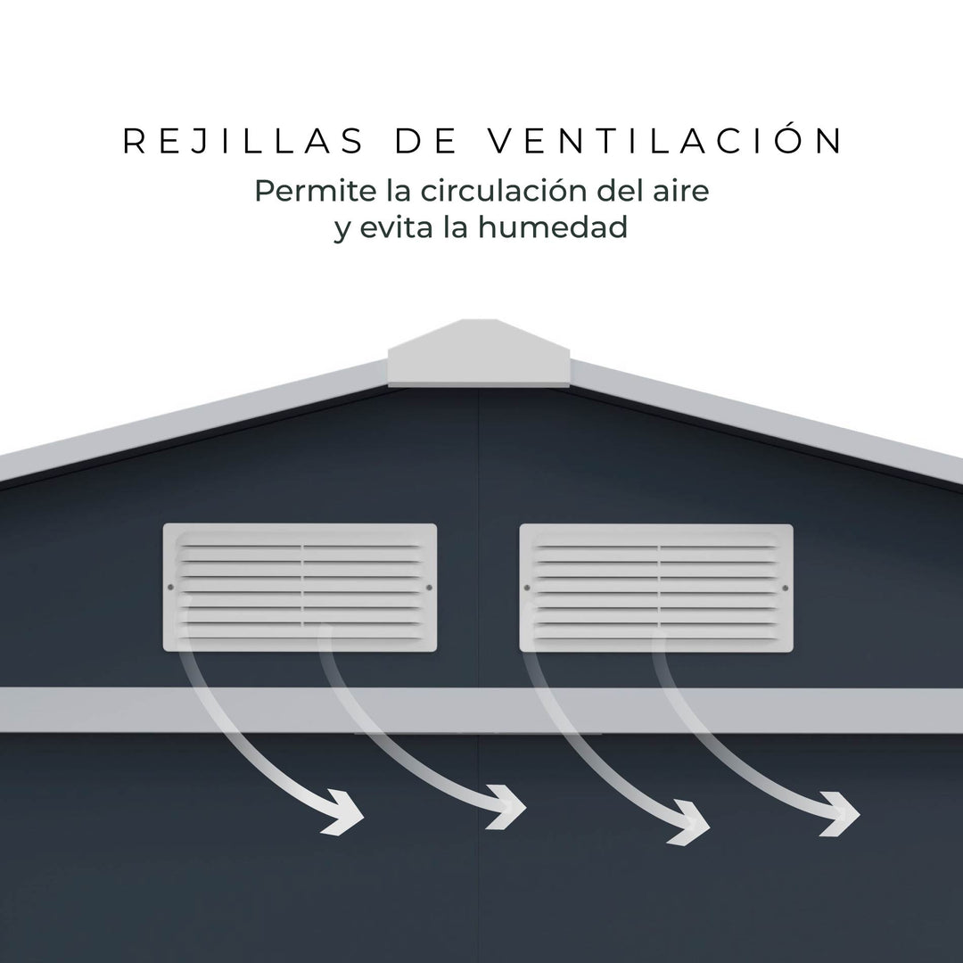 Cobertizo Armario Para Exterior Archer B 213x191x195 Cm