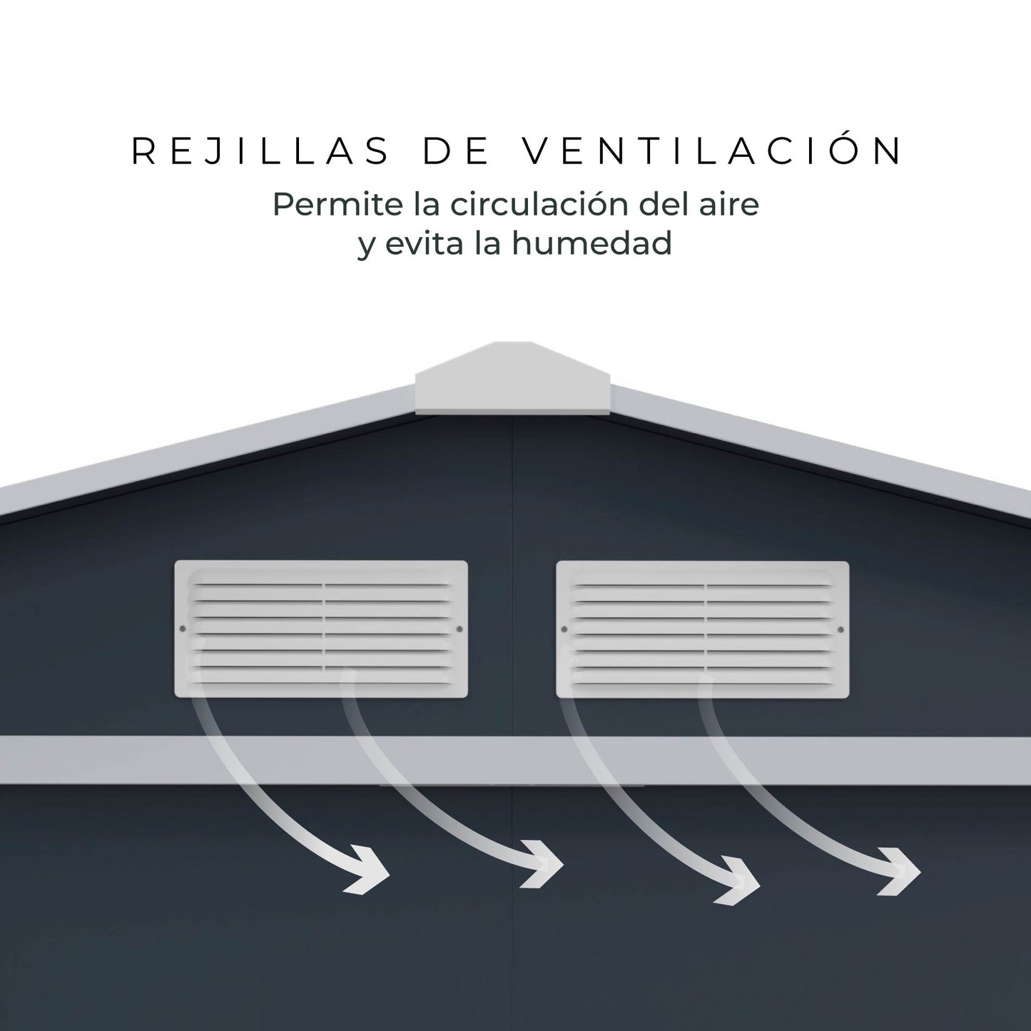 Cobertizo Armario Para Exterior Archer B 213x191x195 Cm