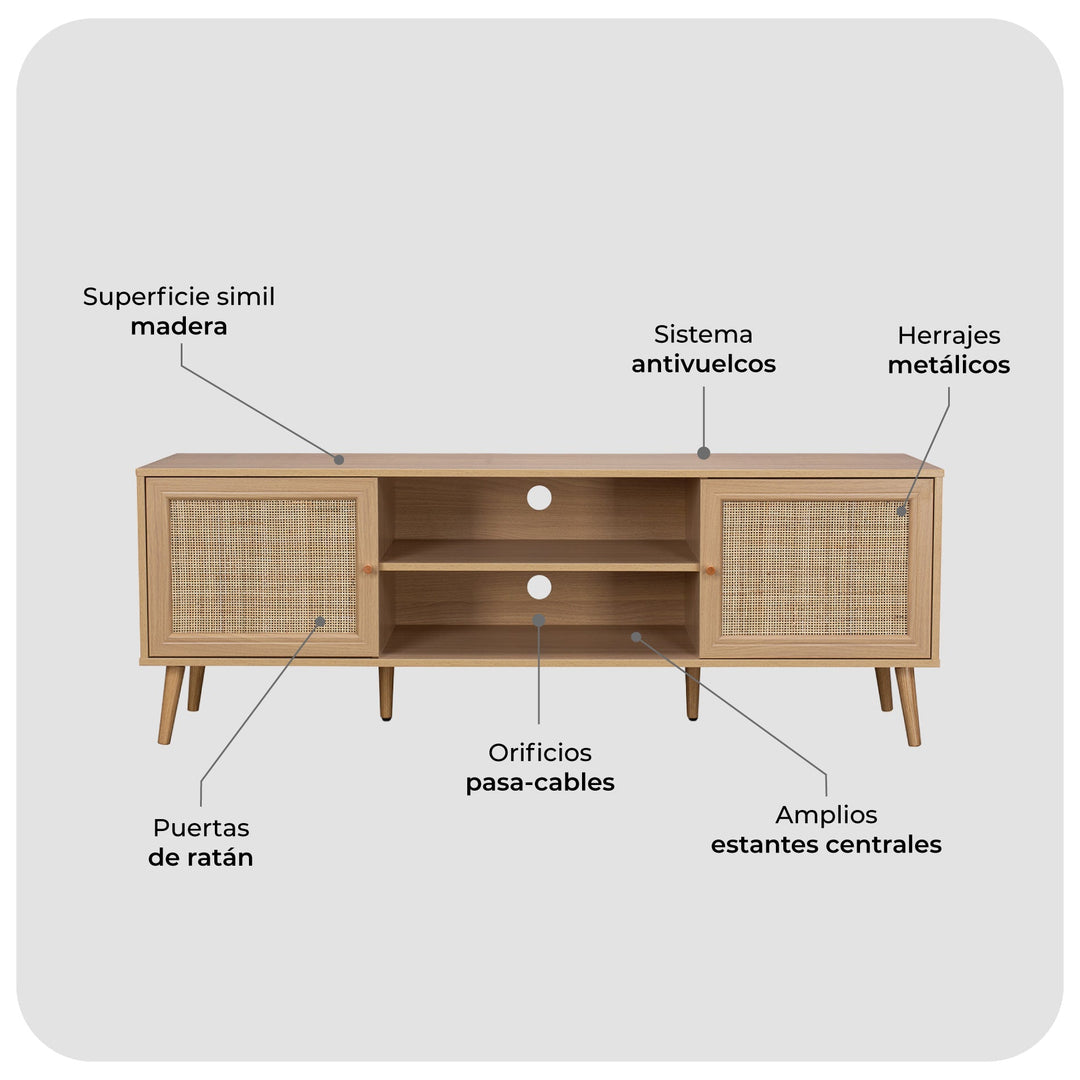Rack de Tv Bombai 160 cm