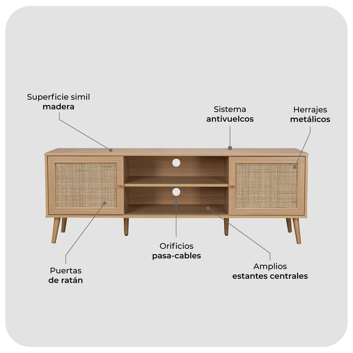 Rack de Tv Bombai 160 cm