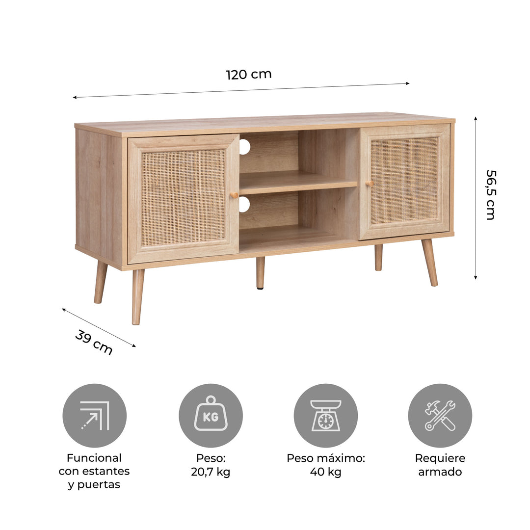 Rack de TV Bombai 120 cm